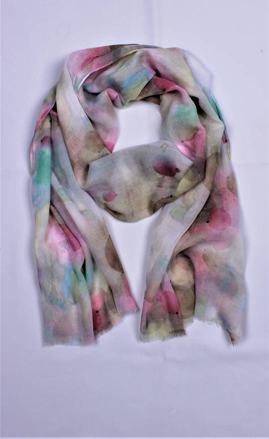 Alice & Lily printed scarf olive Style : SC/5004OLI